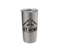 Homeland Second Amendment - Gun Dad Security Starts At Home Stainless Steel Insulated Tumbler