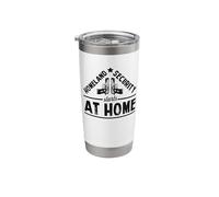 Homeland Second Amendment - Gun Dad Security Starts At Home Stainless Steel Insulated Tumbler