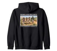 Homeland Security Immigration Started 1492 Native American Zip Hoodie