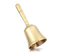 Homelavie Super Loud Solid Brass Small Hand Call Bell for Wedding, Seniors, Teacher, Dinner, Tibetan, Meditation, Bedridden