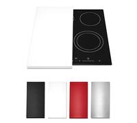 HOMELAY Ceramic Hob Protector and Hob Protector Induction (Not for Gas) - 55 x 33 x 2.5 cm - Handmade in Europe - Extremely Robust - Hob Covers for Induction Hob & Ceramic Hob Cover (1, White)
