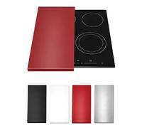 HOMELAY Ceramic Hob Protector and Hob Protector Induction (Not for Gas) - 55 x 33 x 2.5 cm - Handmade in Europe - Extremely Robust - Hob Covers for Induction Hob & Ceramic Hob Cover (1, Red)