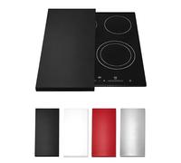HOMELAY Ceramic Hob Protector and Hob Protector Induction (Not for Gas) - 55 x 33 x 2.5 cm - Handmade in Europe - Extremely Robust - Hob Covers for Induction Hob & Ceramic Hob Cover (1, Black)