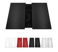 HOMELAY Ceramic Hob Protector and Hob Protector Induction (Not for Gas) - 55 x 33 x 2.5 cm - Handmade in Europe - Extremely Robust - Hob Covers for Induction Hob & Ceramic Hob Cover (2, Black)
