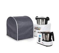 HOMELAY. Monsieur Cuisine Smart Cover and Connect Cover. Protective Cover for Kitchen Robot. Premium Faux Leather. Stain-Resistant and Water-Repellent. Antibacterial. Handmade in Europe. Anthracite.