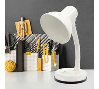 Homelife 35W 'classic' Flexi Desk Lamp - Diamond White