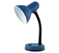 HOMELIFE 35w 'Classic' Flexi Desk Lamp with Versatile Flexible Neck - Integral On/Off Switch - Approx. 34cm Height - L958NB - Midnight Blue