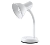 HOMELIFE 35w 'Classic' Flexi Desk Lamp with Versatile Flexible Neck - Integral On/Off Switch - Approx. 34cm Height - L958WH - Diamond White