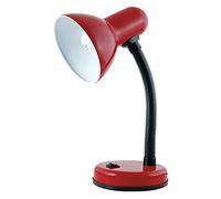 HOMELIFE 35w 'Classic' Flexi Desk Lamp with Versatile Flexible Neck - Integral On/Off Switch - Approx. 34cm Height - L958RD - Cardinal Red
