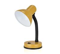 HOMELIFE 35w 'Classic' Flexi Desk Lamp with Versatile Flexible Neck - Integral On/Off Switch - Approx. 34cm Height - L958MS - English Mustard