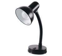 HOMELIFE 35w 'Classic' Flexi Desk Lamp with Versatile One Size, Onyx Black