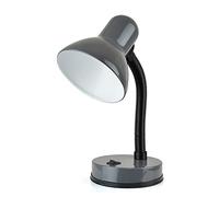 Homelife Desk Lamp 'Classic' L958GR – 35W Flexi Neck, On/Off Switch, approx. 34cm – Anthracite Grey