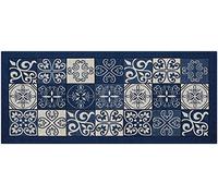 HomeLife Kitchen Rug | Non Slip Mat for Kitchen | 55x80 Made in Italy | Modern Floor Mat | Long Runner Rug 2 Kitchen Mat Non Slip Washable [55X80, Blue]