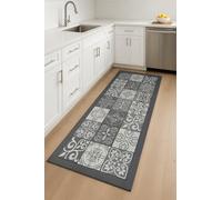 HomeLife Kitchen Rug | Non Slip Mat for Kitchen | 55x80 Made in Italy | Modern Floor Mat | Long Runner Rug 2 Kitchen Mat Non Slip Washable [55X80, Grey]