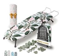 Homellence Table Top Ironing Board UK 2026 - Small Folding Ironing Board | Mini Iron Stand with Patented Folding Mechanism - Lightweight, Space-saving Design, generous 82×31×11 cm surface (Green)