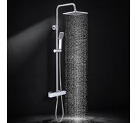 HOMELODY Shower System with Chrome Thermostat