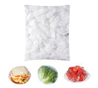 Homelove Plastic Bowl Cover Dish Cover Food Cover, 50pcs Reusable Elastic Stretch Fresh Keeping Covers, Kitchen Dining Cookware Canning Lids Food Fresh Keepping Bags, Universal Kitchen Plastic Wrap