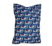 HOMELY IDEAS Large Dog Bed Cushion - Luxury Soft Pet Bed for Medium & Large Dogs - Comfortable Pack of 1 Support Sleeping Cushion with Printed Zipper Cover - Durable Indoor Pet Bed (95x70x4cm)