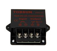 HOMELYLIFE DC 24V to DC 12V 5A 60W Step-Down Buck Converter Voltage Regulator Reducer Power Converter Mini Module Transformer
