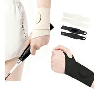 Homelytic Arthritis Thumb Support, 2 Pairs Breathable Compression Splint for Left and Right Hand, Adjustable Stabilizing Brace for Daily Use, Sports, Tendonitis, Black,Beige