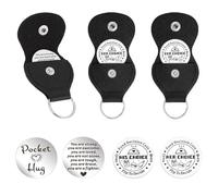 Homelytic Decision Coin Gift Set for Couples - 3 Pack Stainless Steel Flipping Coins with Leather Keychain Case, His Choice Her Choice & Food Decision Coins, Wedding Anniversary Valentine's Present