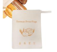 Homemade Beeswax Bread Bags | Natural Organic with Zipper | Homemade Bread Storage Freezer - for Loaf Sandwich Dough Kitchen Countertop Freezer Home Camping