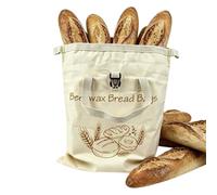 Homemade Bread Bag - Sourdough Storage Pouch, Multi Functional Beeswax Bread Keeper, Food Safe Freshness Retention Design | Suitable for Artisan Loaves Pastries Kitchen Organization Bakery