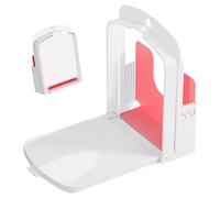 Homemade Bread Slicer, 5-Size Adjustable Compact Slicing Guide, Foldable Lightweight Manual Toast Cutter, Kitchen Tool for Bagels Cakes