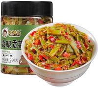 Homemade Chinese pickled vegetables, delicious crisp gongcai, mixed noodle sauce, spicy radish, chili sauce, Breakfast Pickles, Ready to eat seasoned side dishes (Chili Gongcai280g,3can)