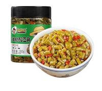Homemade Chinese pickled vegetables, delicious crisp gongcai, mixed noodle sauce, spicy radish, chili sauce, Breakfast Pickles, Ready to eat seasoned side dishes (Sour cowpe280g,2can)