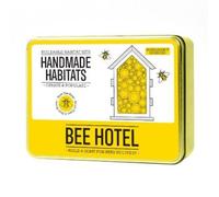 Gift Republic Handmade Habitats Personalised Bee Hotel Kit With 6-pack Colouring Wooden Pencils, Multicoloured, 20x15x7 cm