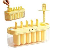 Homemade Ice Cream Stick Molds,Cookware is Non-Stick and Drip Proof | Pop Stick Molds - For Home Party, Apartment, Juice, Yogurt, Jellies, Puddings, Fruits & Ice Cream and More