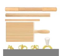 Homemade Pasta Tools - Wooden Dough Roller, Pastry Board, 8X Culinary Accessories | Italian Ravioli Maker Stamp Set for Cooking Class, Noodle Prep, Dumpling Mold, Family Dinner Party Kitchen