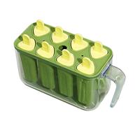 Homemade Popsicle Moulds, Reusable 8 Cavity Tray with Easy Release Ice Pop Molds with Sticks - For Home, Kitchen, Parties, Bar, Yogurt,