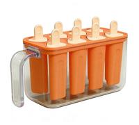 Homemade Popsicle Moulds, Reusable Tray with 8 Cavities Easy Release | Ice Cube Moulds Set for Home, Kitchen, Parties, Bar, Yogurt,
