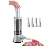 Homemade Sausage Machine Making Kit with 4 Stuffing Tubes,for Home Camping Outdoor Grill BBQ Household Kitchen Use