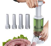 Homemade Sausage Maker - Manual Sausage Maker, Sausage Machine | Home Sausage Stuffer, Food-Grade Vertical Meat Sausage Stuffer, Kitchen Homemade Sausage Machine with 4 Tubes for Easily Making