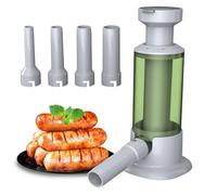 Homemade Sausage Maker, Manual Sausage Stuffer, Kitchen Meat Grinder, Adjustable Filling Speed, Stable Vertical Design 5.5 * 10.5cm/2.17 * 4.13 Inches for Commercial and Household