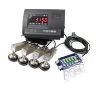 Homemade Weighbridges 0-3T Small Floor Scale Complete Set Sensor Electronic Platform Scale Indicator Animal Husbandry Scale A12E 2T