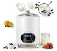 Homemade Yogurt Maker, Smart Constant Temperature Yogurt Machine, 8L/12L Home Yogurt Incubator Electric Fermentation Machine, With Time and Temperature Control, for Fruit Vinegar, Yogurt White-8L