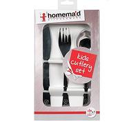 Homemaid 3 Piece Kids Metal Cutlery Set