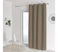 HomeMaison Blackout Curtain M1 Fire Resistant Curtain Taupe 240 x 260 cm
