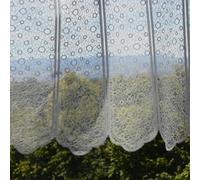 HomeMaison.com Plain Curtain - Loop Effect - Blackout Curtain - White - Curtain 140 x 240 cm