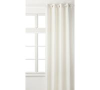 HomeMaison Pair of United hm69516-1 Polyester Blackout Curtain 260 x 140 cm White
