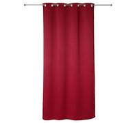 HomeMaison Set of 2 Blackout Curtains with Eyelets Ready to Hang 135 x 240 cm Red