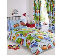 Homemaker Boys blue toy train duvet sets childrens bedding