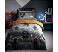 Homemaker Duvet set computer gamer glow in the dark bedding quilt cover bed sets (Single)