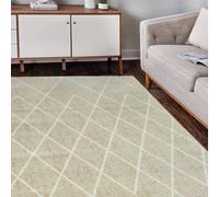 Homemaker Maestro Beige Cut Pile Rug - 160x230cm