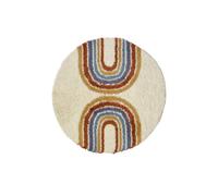 Snug Rainbow Multi 100cm Circle Rug, Multi