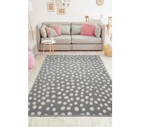 Homemaker Spot Grey Cut Pile Rug - 160x230cm